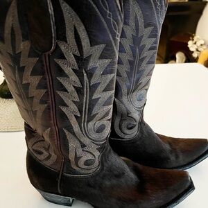 RARE Old Gringo Chocolate Brown Hair on Hide 6B Retail $895